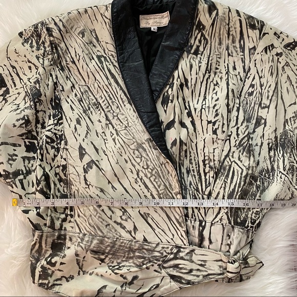 Giovinezza Moda By Rocca | Leather Wrap Jacket - Picture 5 of 8